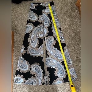 flare paisley pants